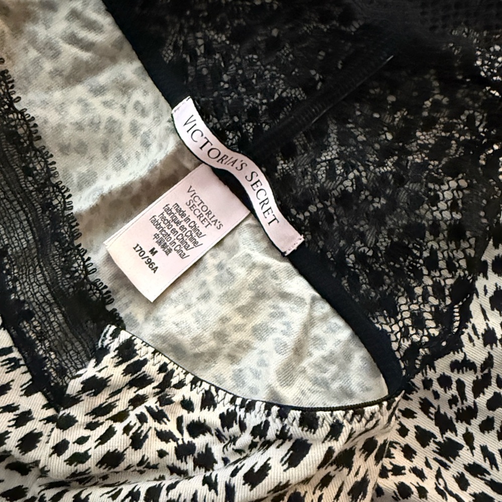 ** Victoria’s Secret ** Modal Leopard lace slip - Medium - NWT - Picture 9 of 10